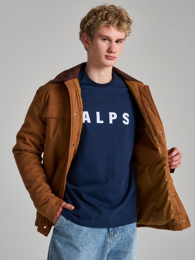 Лонгслив оверсайз с надписью