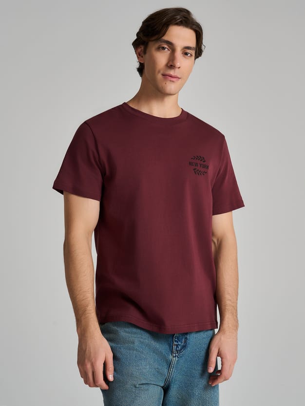 Футболка из хлопка с надписью