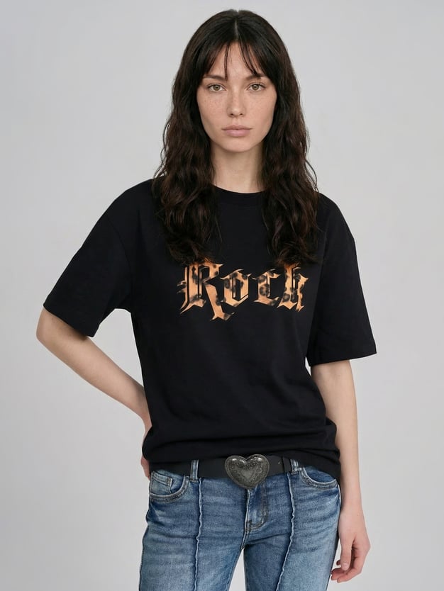 Футболка из хлопка с надписью