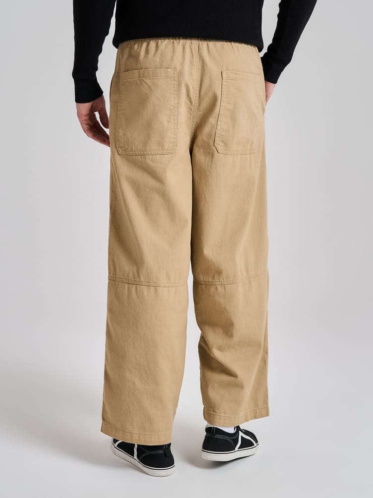 Брюки летние широкие на резинке