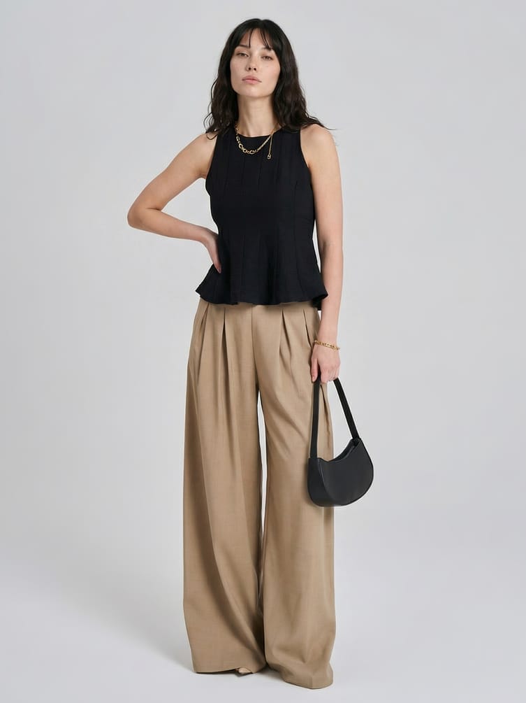 Блузка без рукавов вечерняя