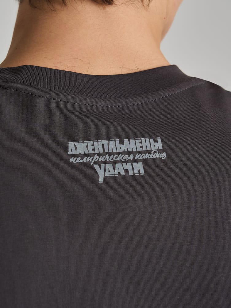 Футболка оверсайз с принтом Мосфильм