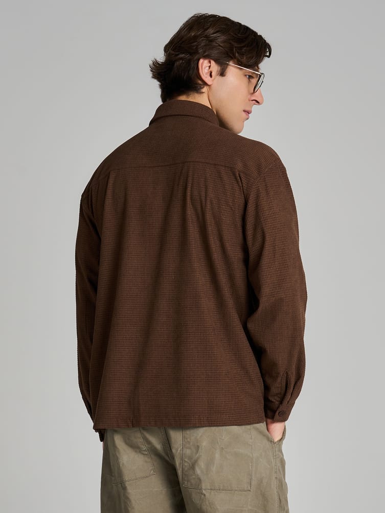 Рубашка вельветовая классическая