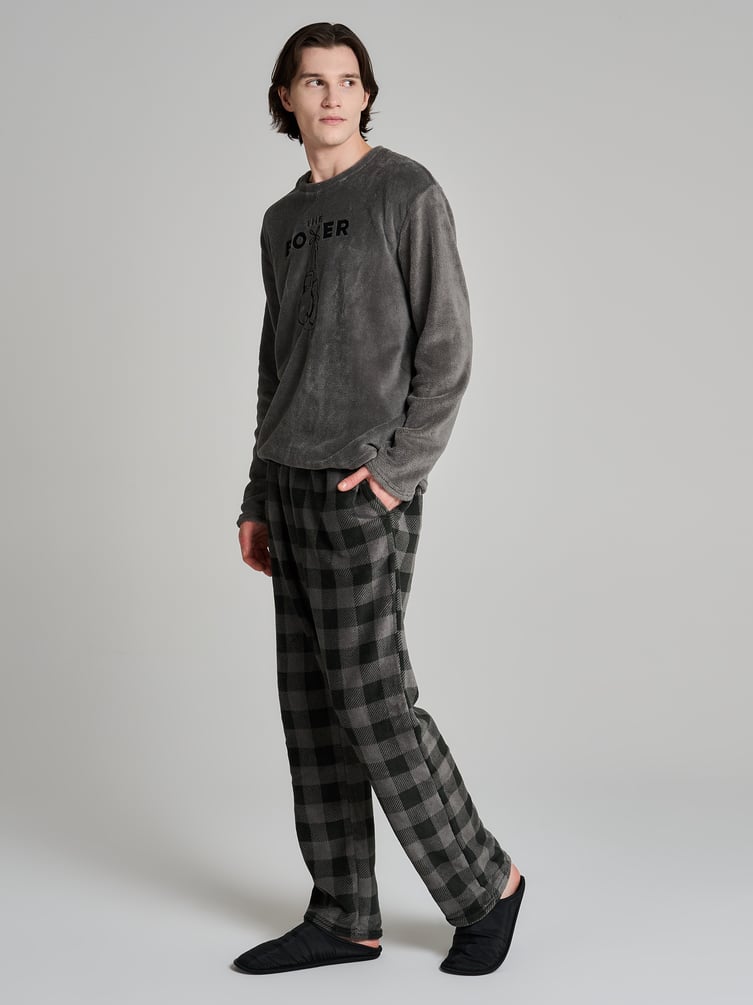 Пижама плюшевая Boxer с брюками