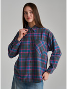 Байковая рубашка в клетку