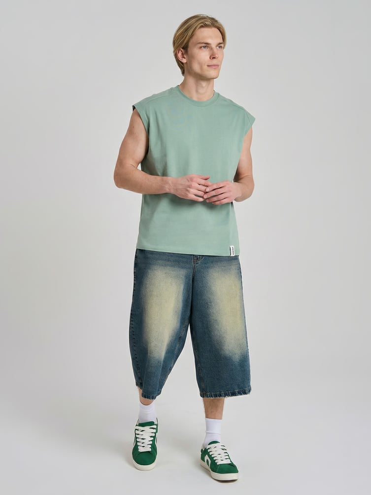 Футболка из хлопка без рукавов