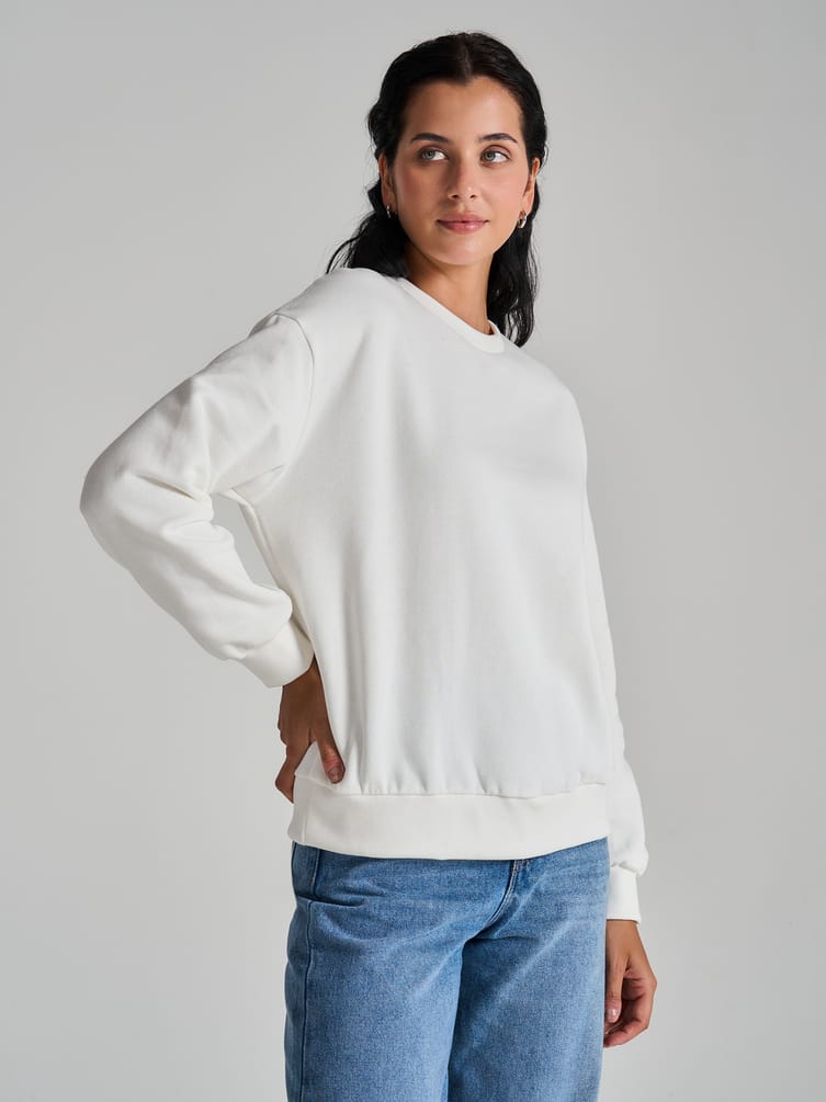 Утепленный свитшот с начесом