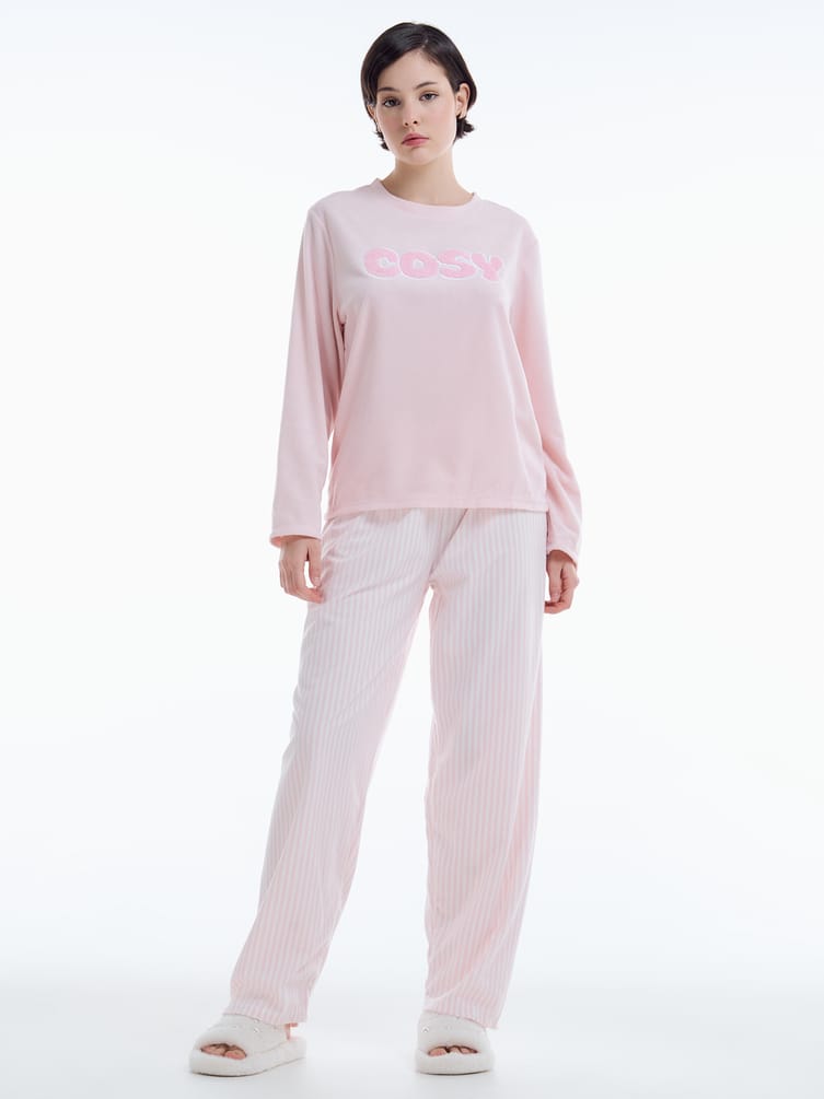 Плюшевая пижама Cosy и брюками
