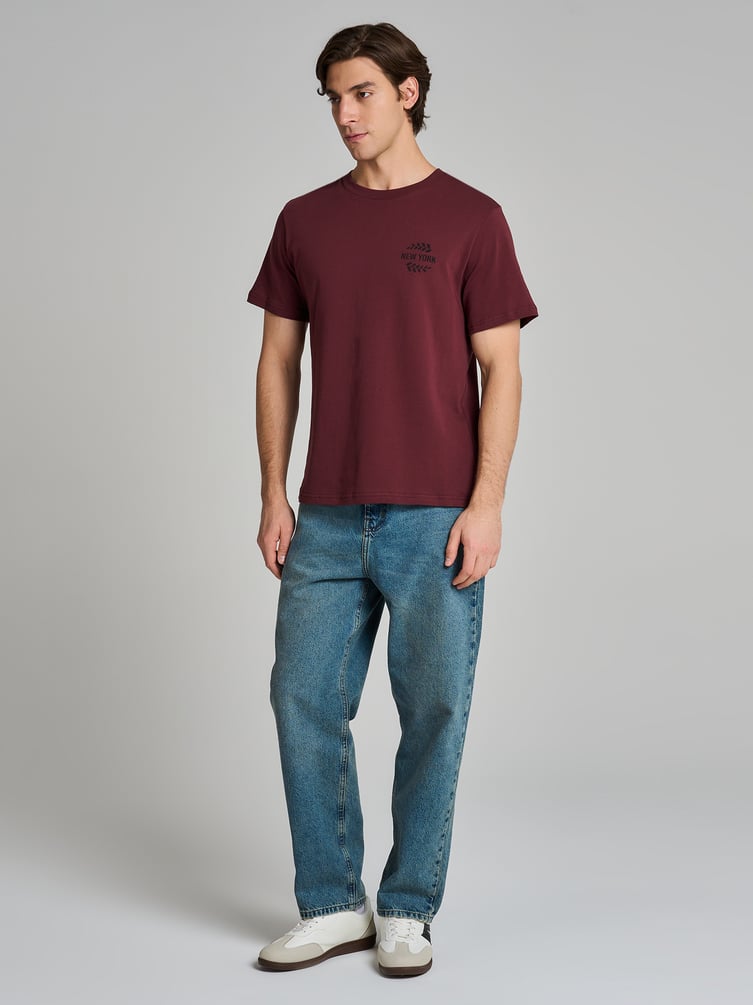 Футболка из хлопка с надписью