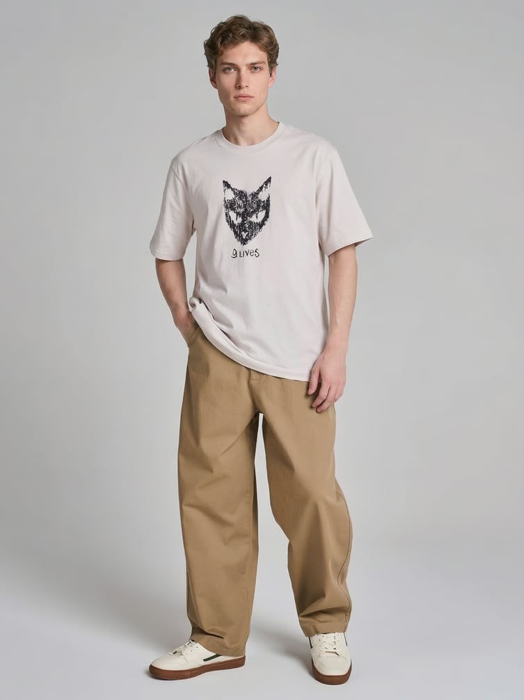 Брюки классические широкие