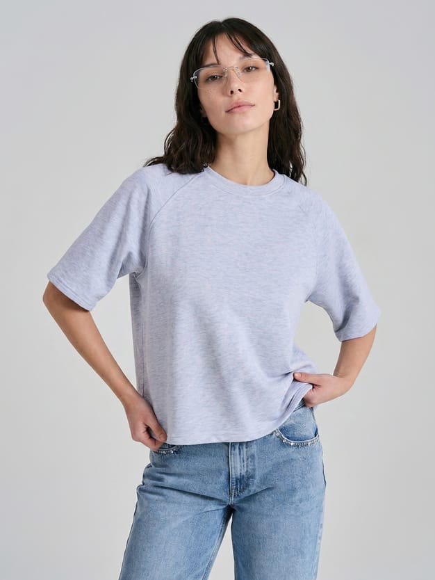 Свитшот с коротким рукавом