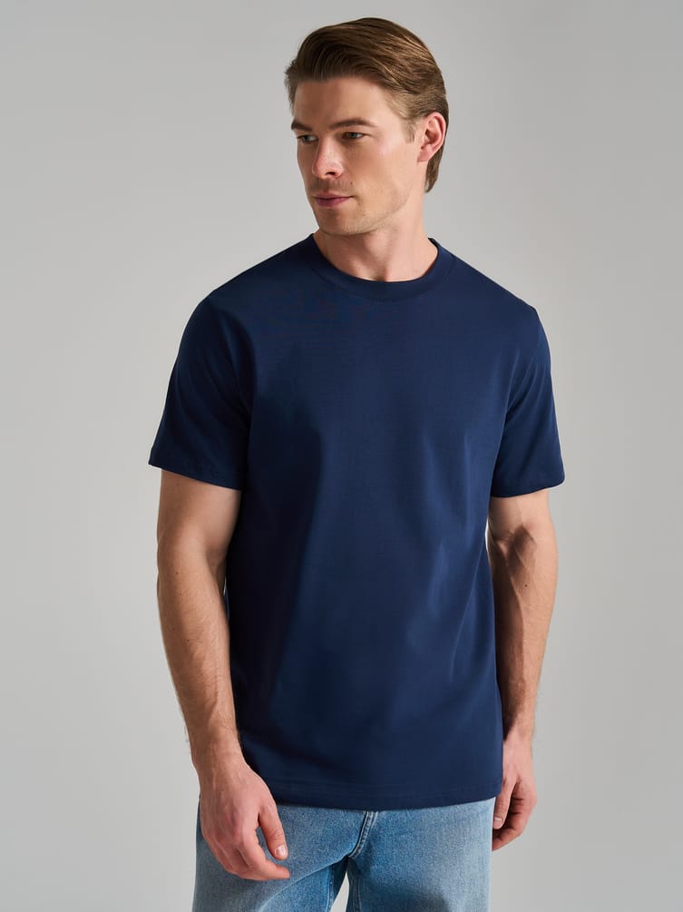 Базовая плотная классическая футболка