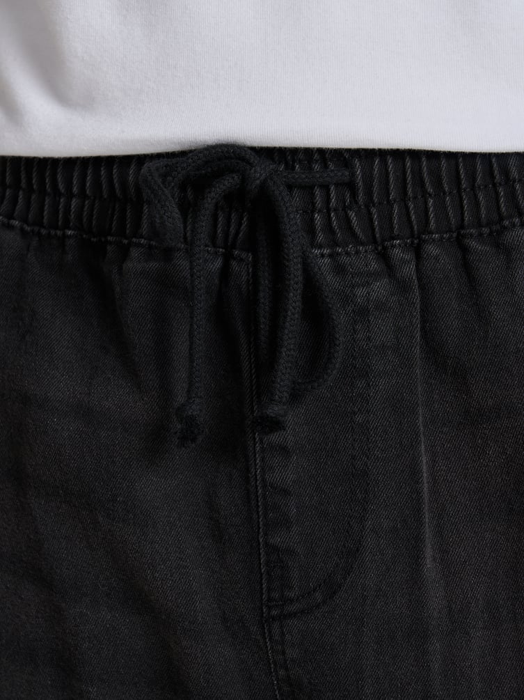 Джинсы джоггеры на резинке