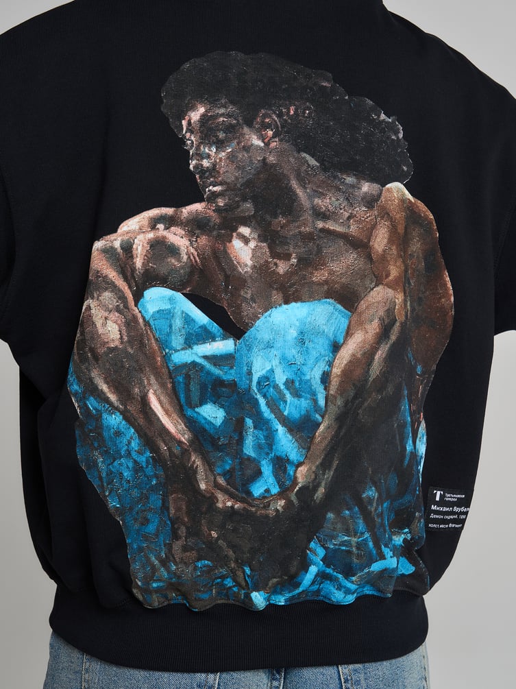 Толстовка с принтом картин Третьяковской галереи