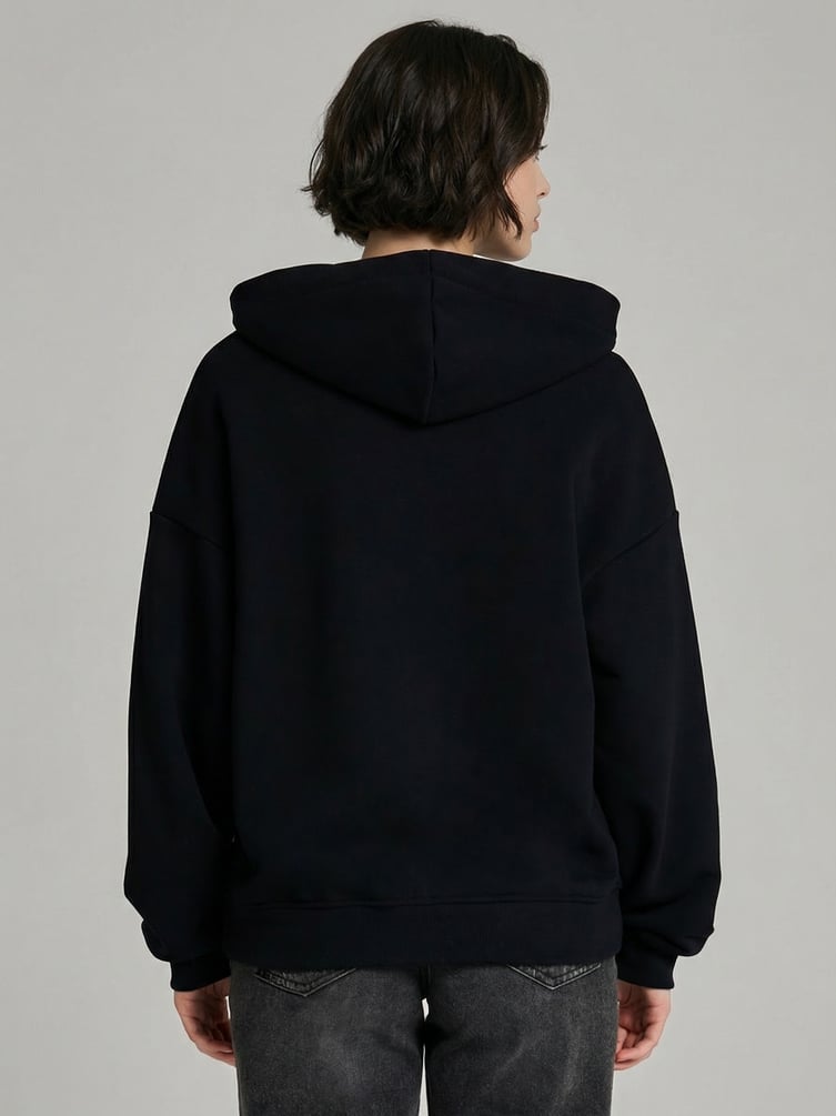 Зип худи  с капюшоном без начеса