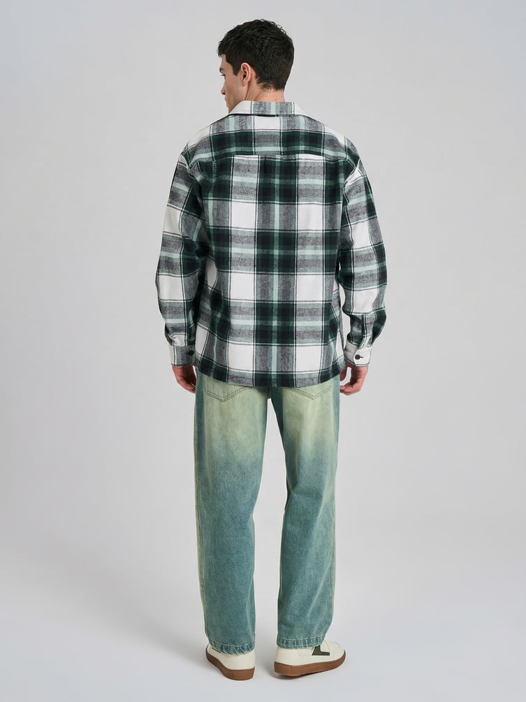 Джинсы широкие багги