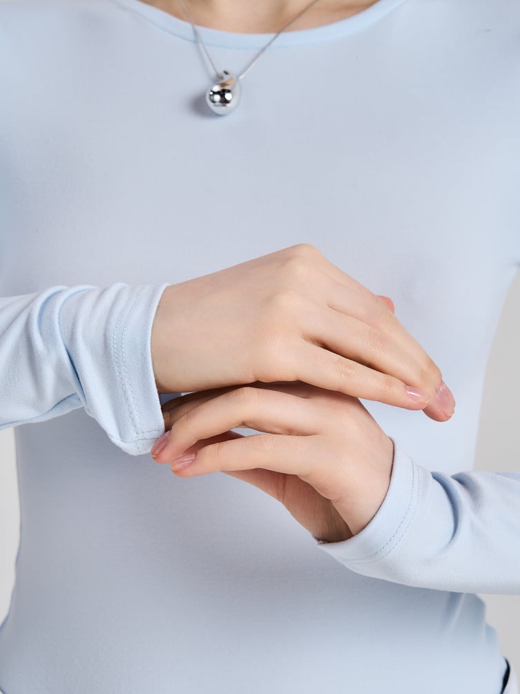 Боди с длинным рукавом