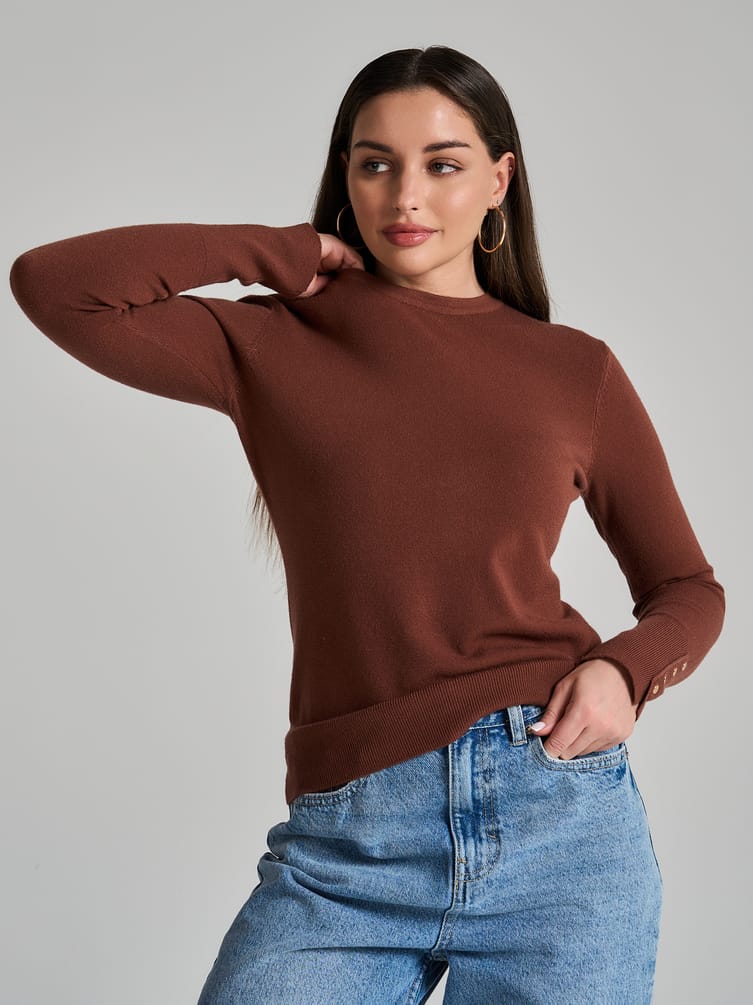 Джемпер трикотажный базовый