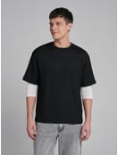 Футболка летняя из жатой ткани