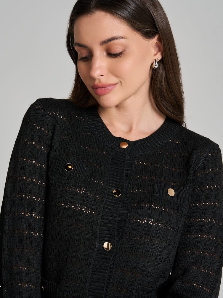 Кардиган вязаный на пуговицах