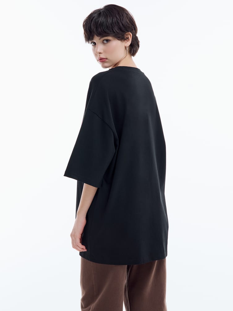 Футболка оверсайз с принтом Москва