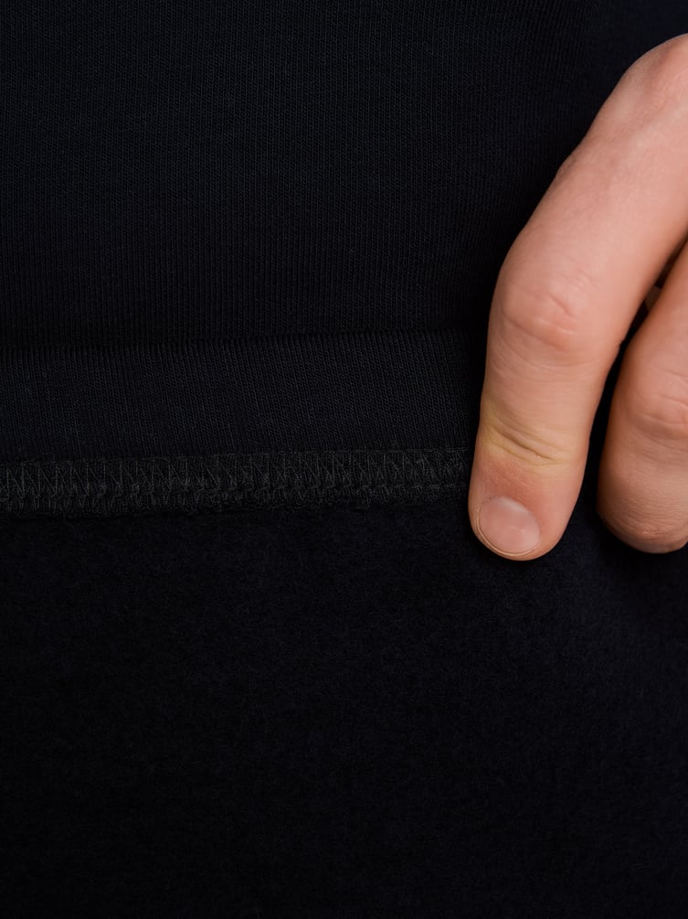 Half zip толстовка с надписью и начёсом