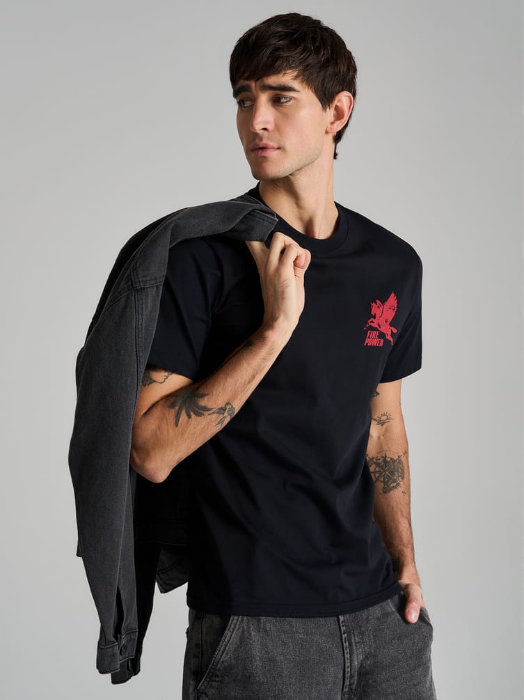 Футболка хлопковая с принтом