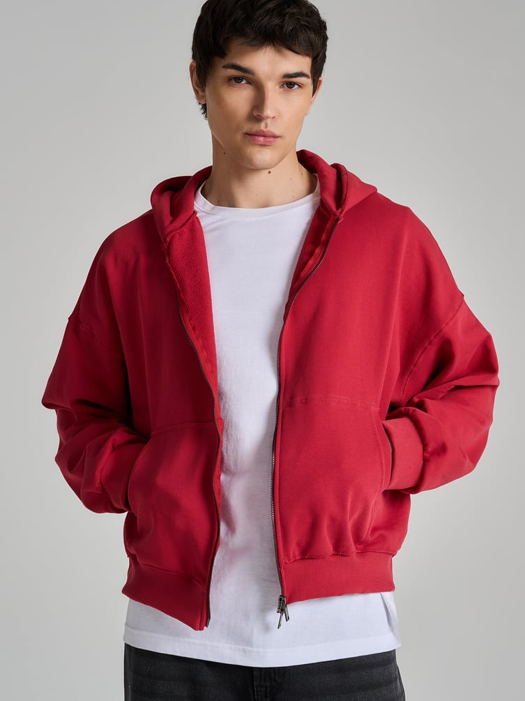 Зип худи толстовка оверсайз