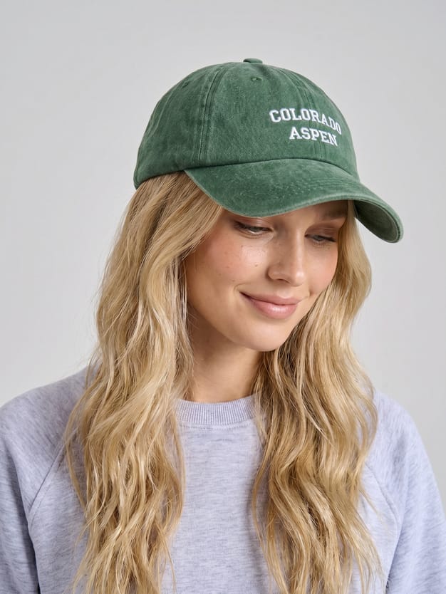 Бейсболка джинсовая с надписью