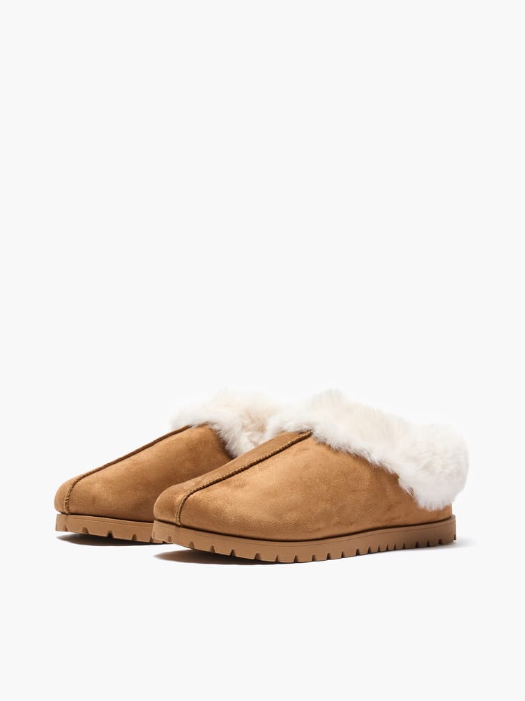 Угги короткие с искусственным мехом