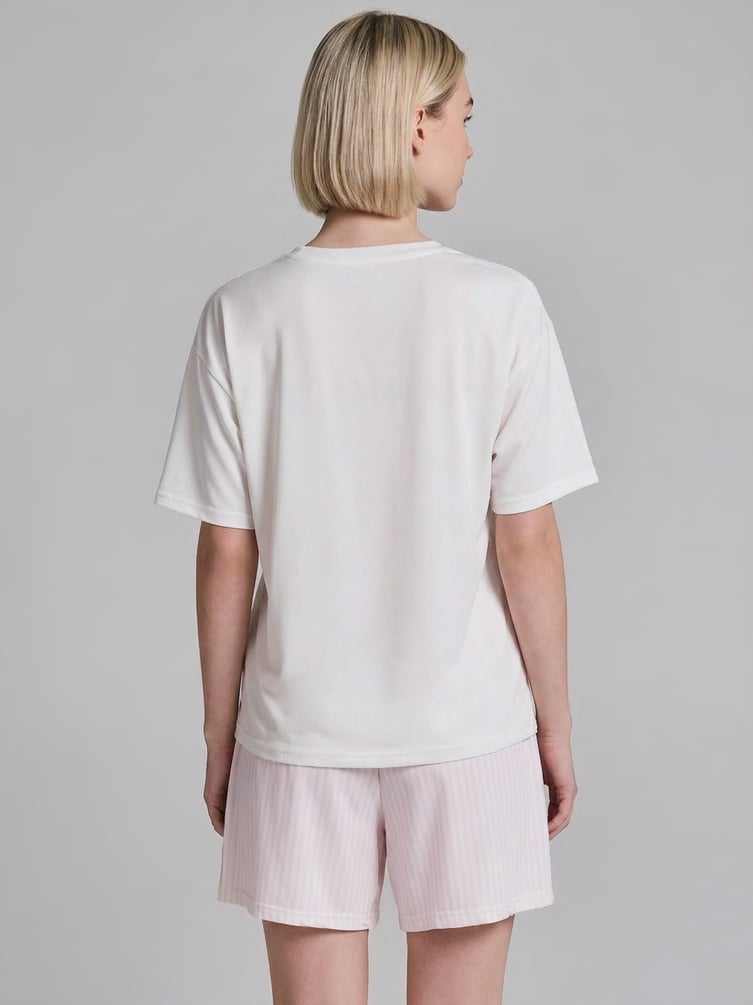 Пижама с принтом и шортами