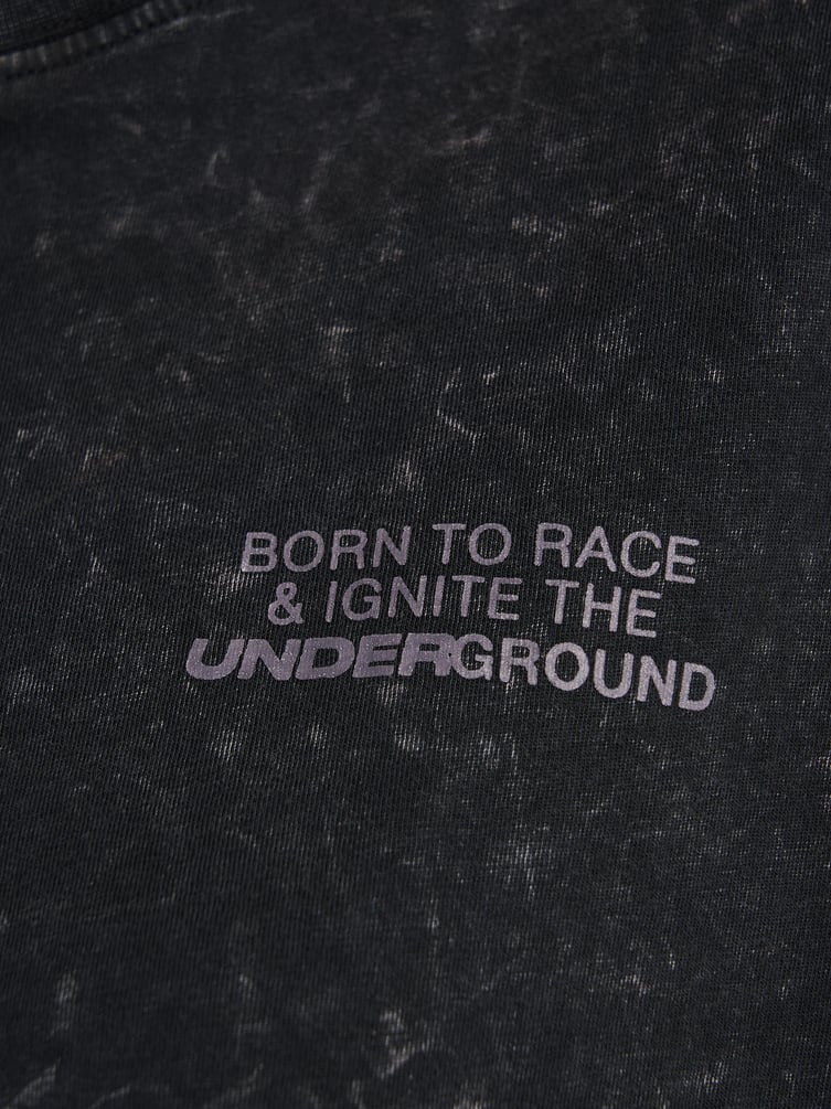 Футболка варенка оверсайз с надписью на спине