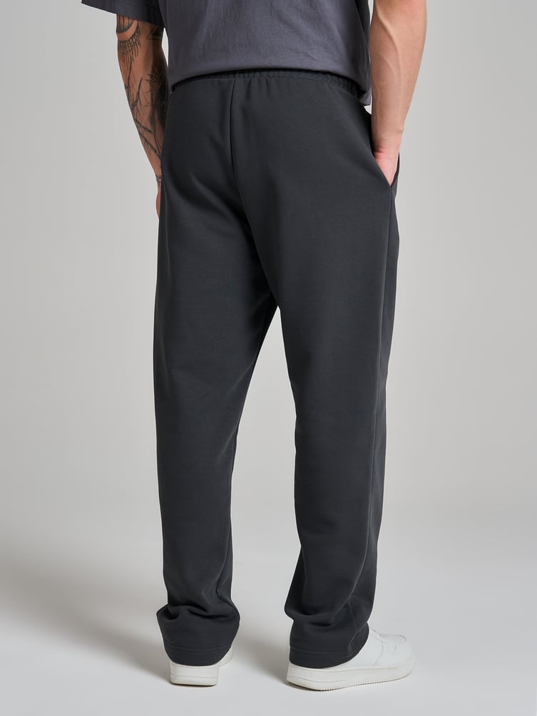 Теплые брюки прямые с начесом