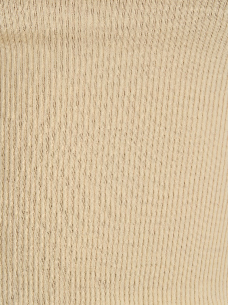 Майка в рубчик с кружевом