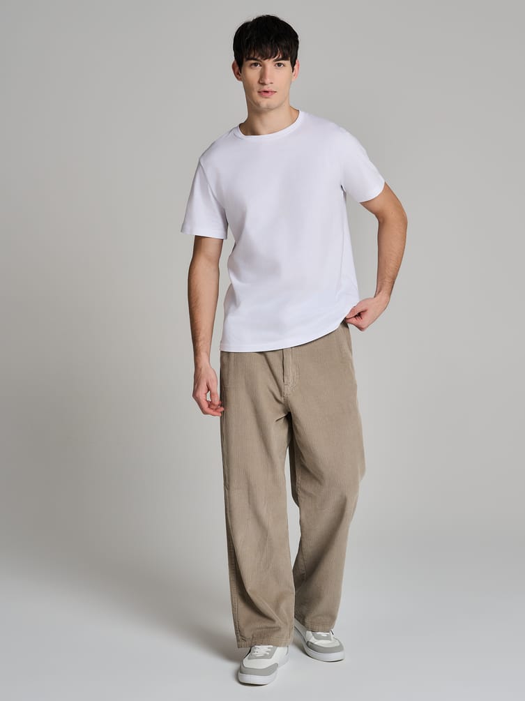 Брюки вельветовые прямые