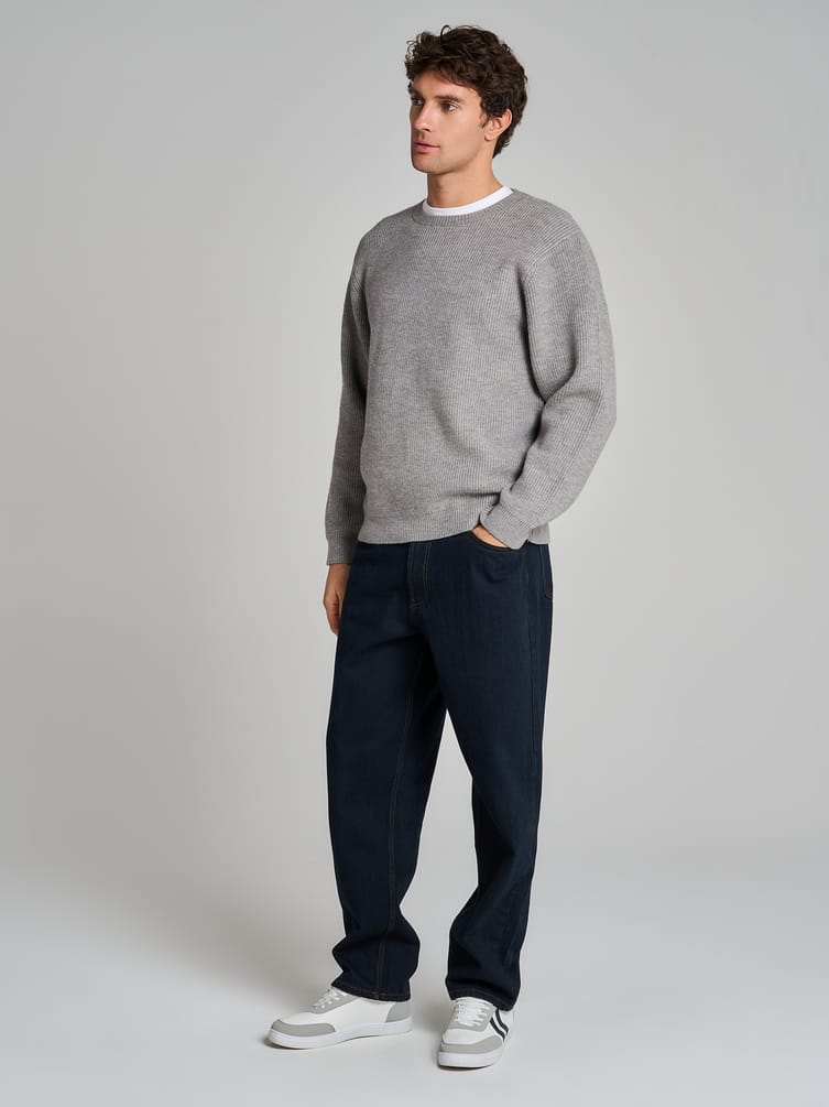 Джемпер вязаный теплый