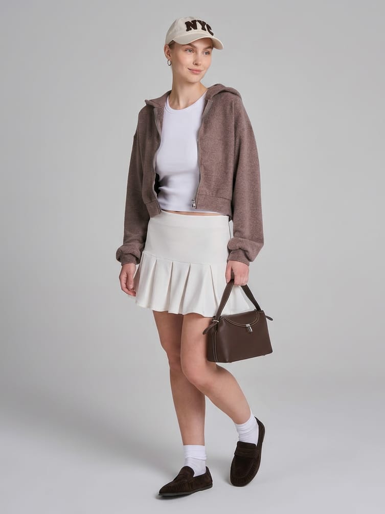 Толстовка с капюшоном трикотажная