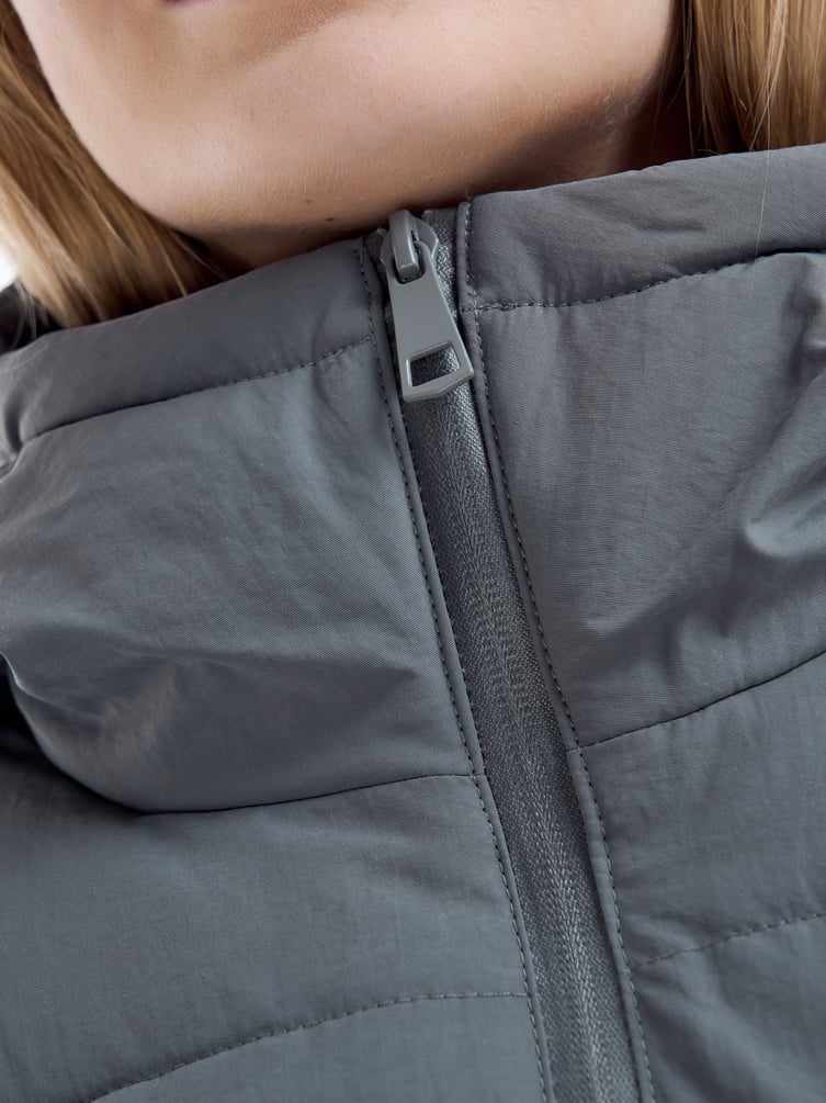 Куртка удлиненная стеганая женская