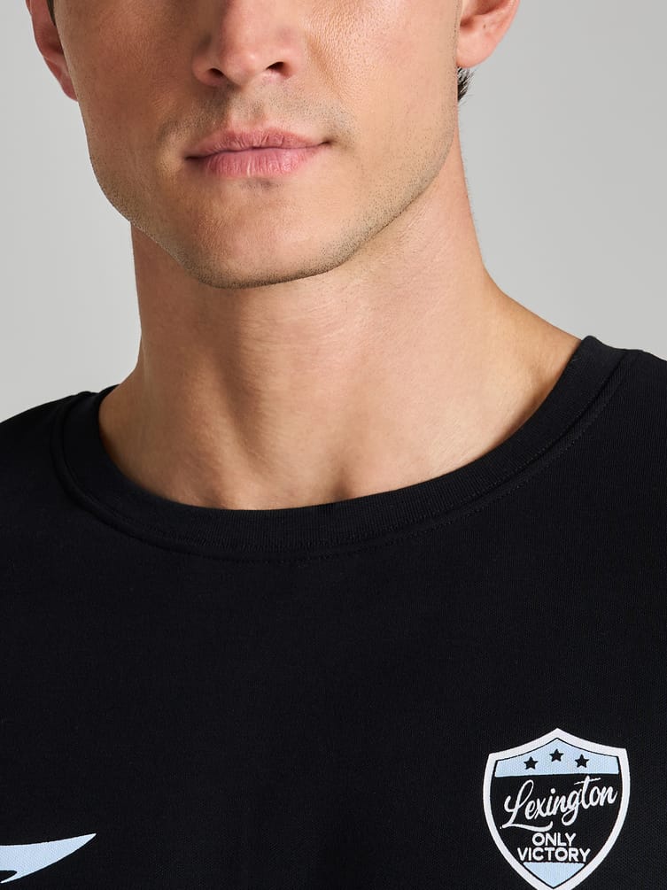 Лонгслив из хлопка с надписью Perfection