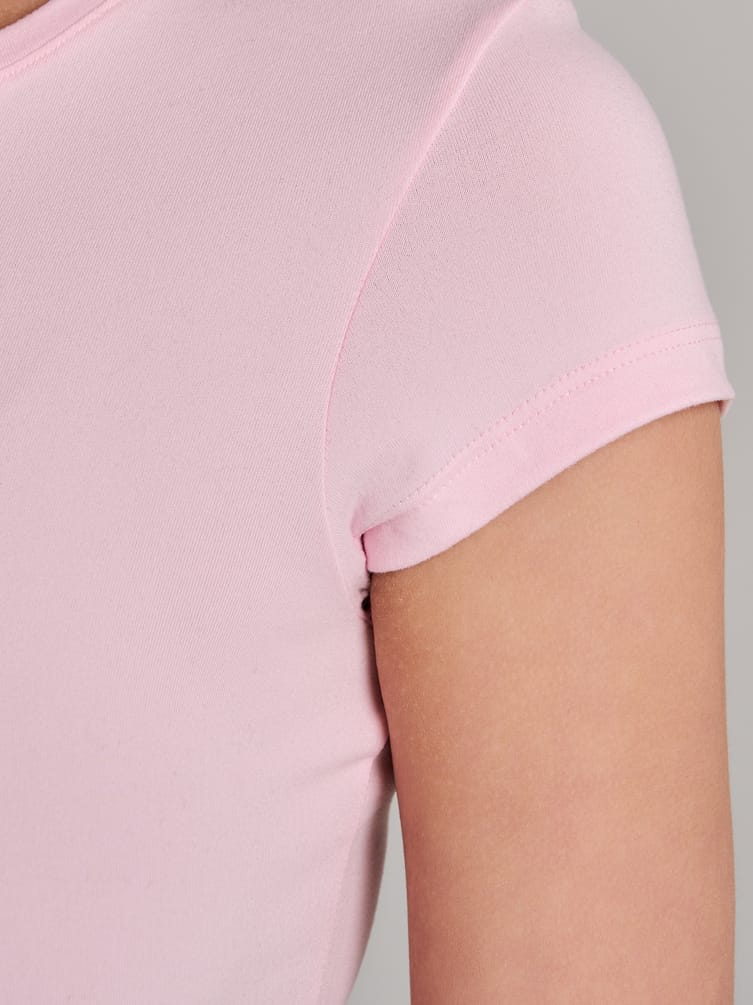 Футболка приталенная с коротким рукавом