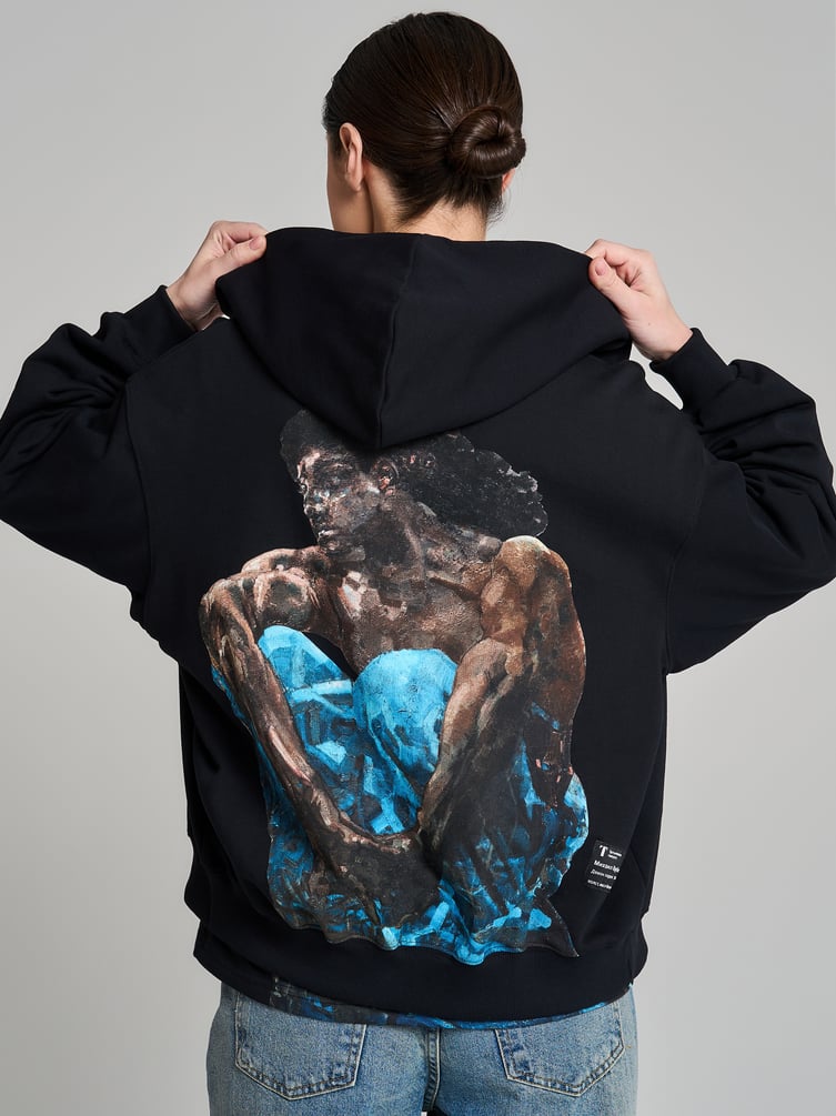 Толстовка с принтом картин Третьяковской галереи