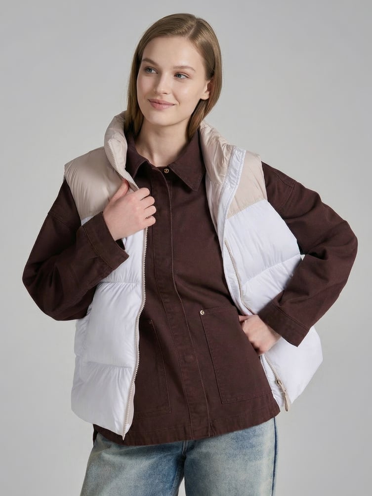 Рубашка джинсовая оверсайз