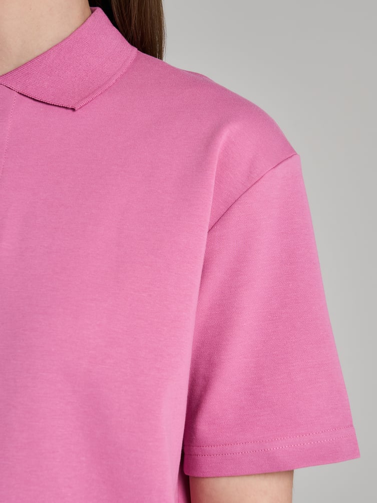 Футболка-поло с коротким рукавом