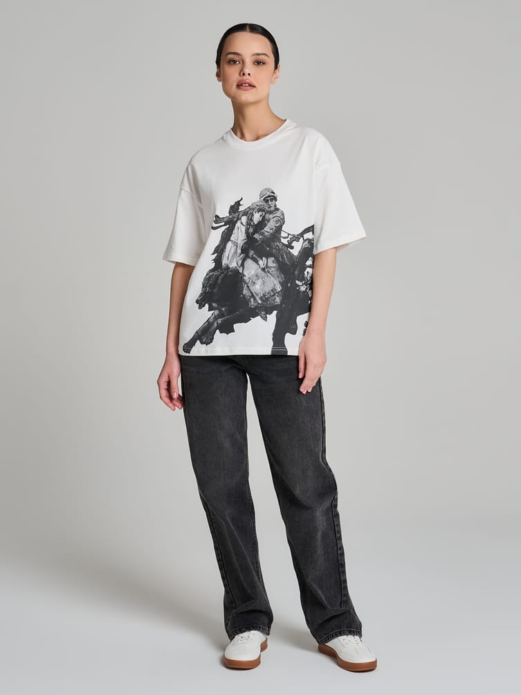 Футболка с принтом картин Третьяковской галереи