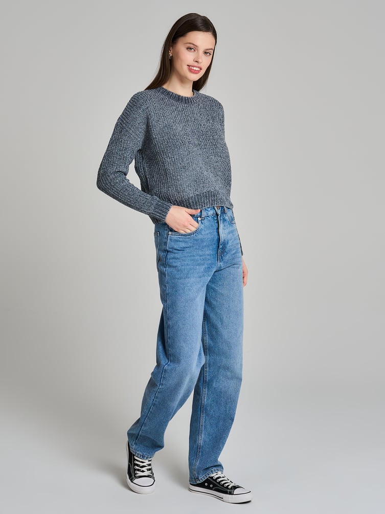 Джемпер трикотажный вязаный