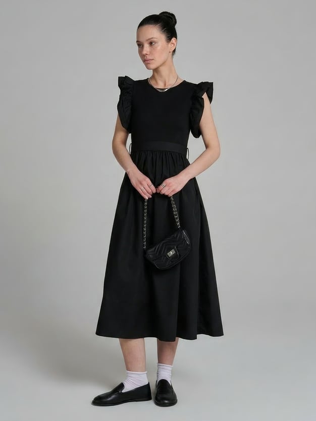 Платье нарядное с воланами