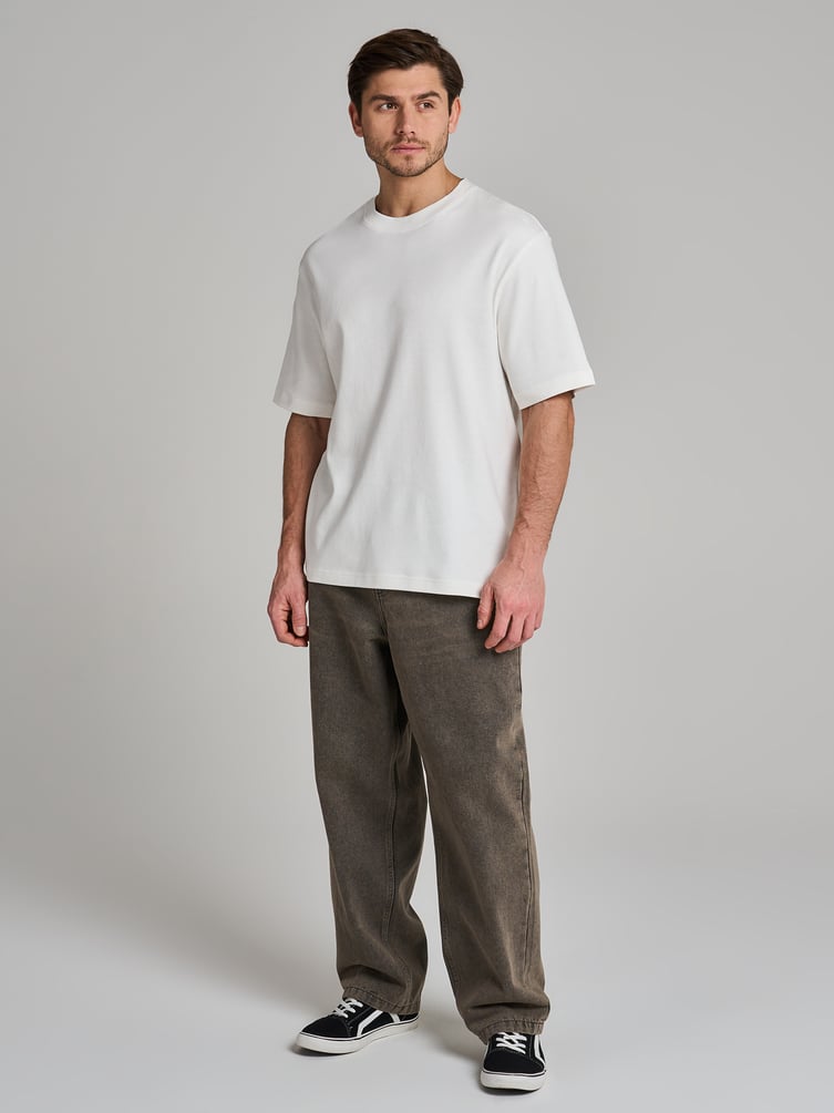 Футболка из хлопка свободного кроя