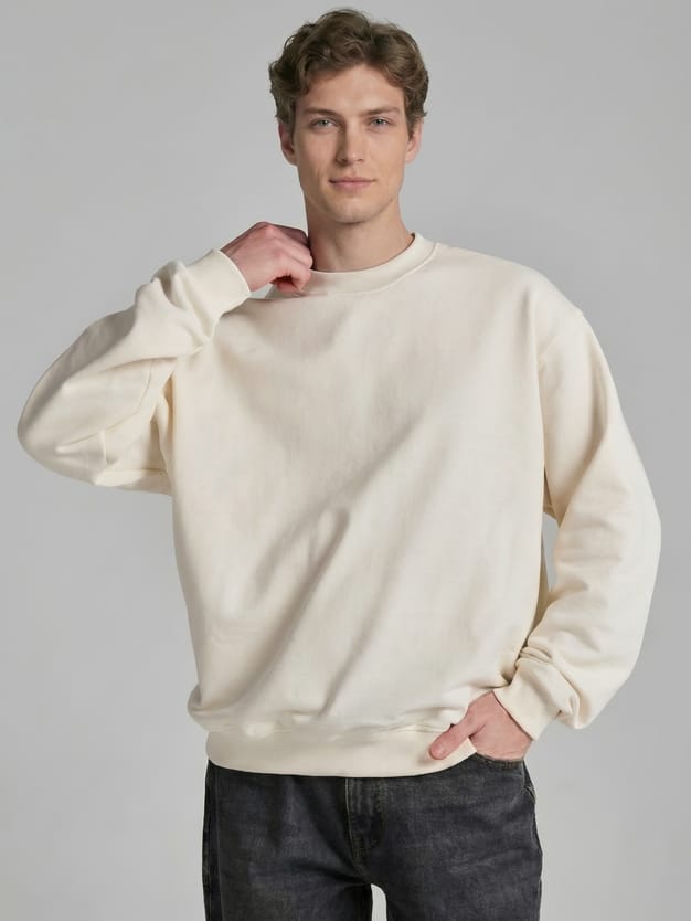 Свитшот свободный без начеса