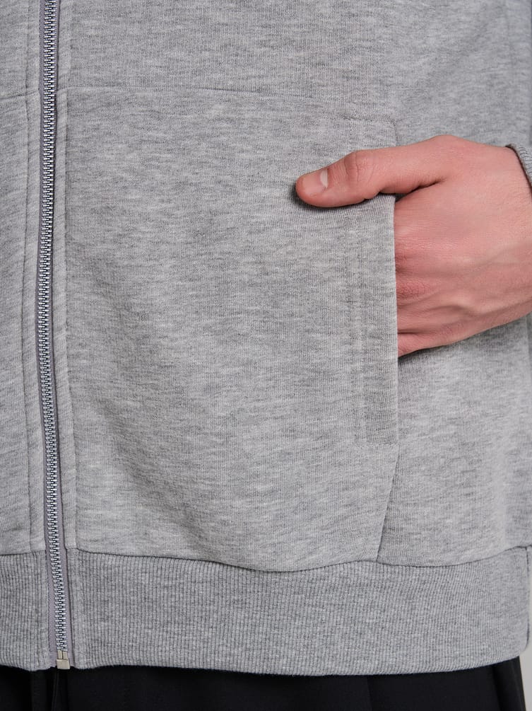 Толстовка с капюшоном без начеса