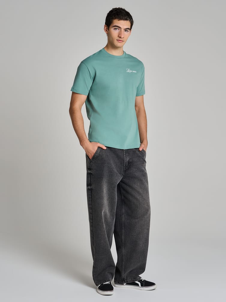 Футболка облегающая с надписью